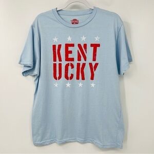 Home free Kentucky Souvenir Tee Blue Red Unisex Size Large